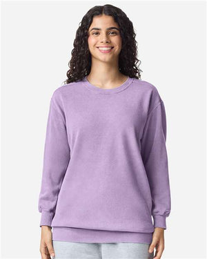 Comfort Colors Unisex Garment-Dyed Crewneck Sweatshirt - Orchid