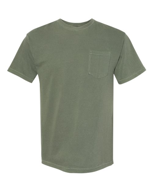 Comfort Colors Unisex Garment-Dyed Heavyweight Pocket T-Shirt - Bay