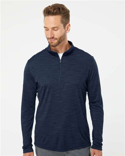 Adidas Men's Lightweight Mélange Quarter-Zip Pullover
