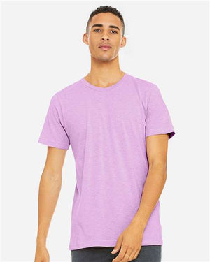 BELLA + CANVAS CVC Jersey Tee - Heather Prism Lilac