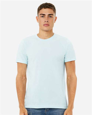 BELLA + CANVAS CVC Jersey Tee - Heather Ice Blue