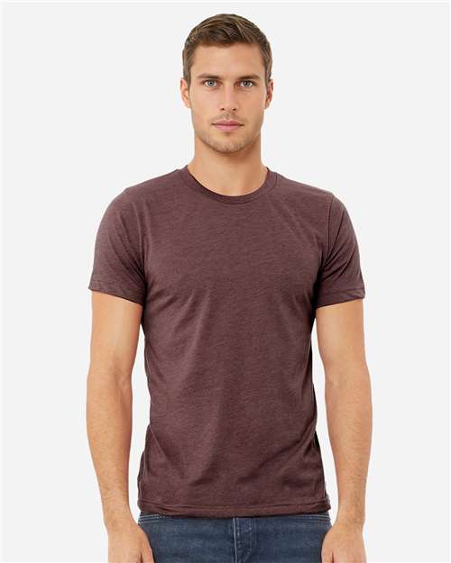 BELLA + CANVAS CVC Jersey Tee - Heather Maroon
