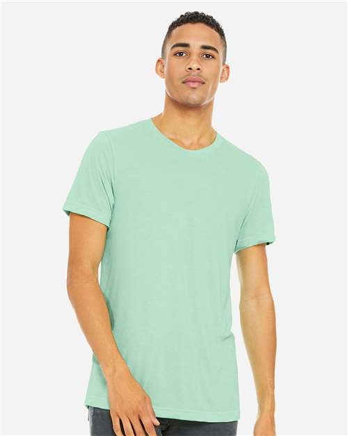 BELLA + CANVAS CVC Jersey Tee - Heather Mint