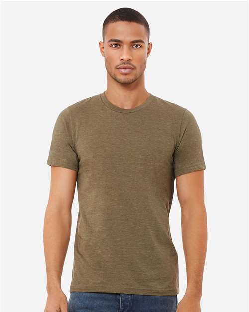 BELLA + CANVAS CVC Jersey Tee - Heather Olive