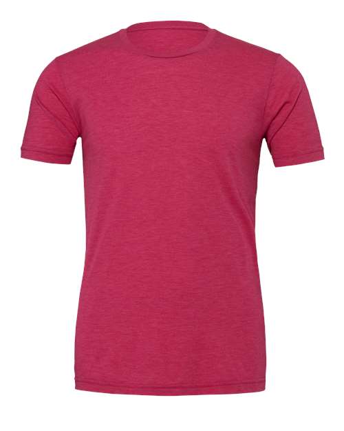BELLA + CANVAS CVC Jersey Tee - Heather Raspberry