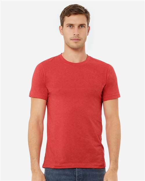 BELLA + CANVAS CVC Jersey Tee - Heather Red
