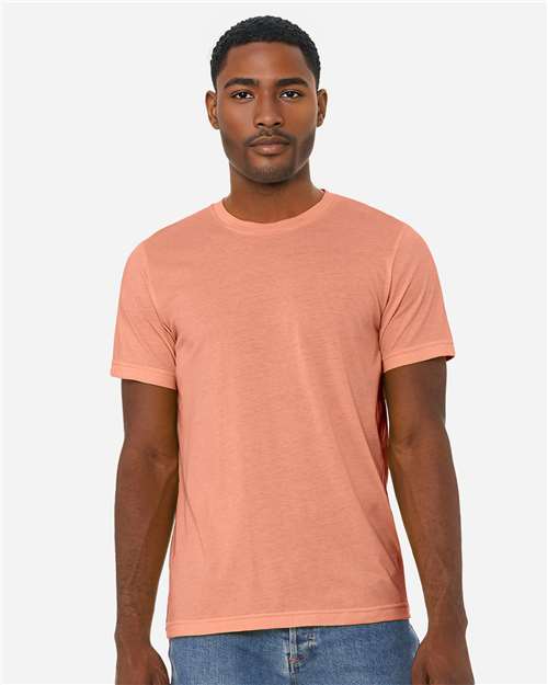 BELLA + CANVAS CVC Jersey Tee - Heather Sunset