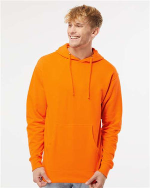 Independent Trading Co. Unisex Midweight Hooded Sweatshirt - Safety Orange