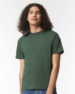American Apparel Unisex Heavyweight Cotton Tee - Ash Grey