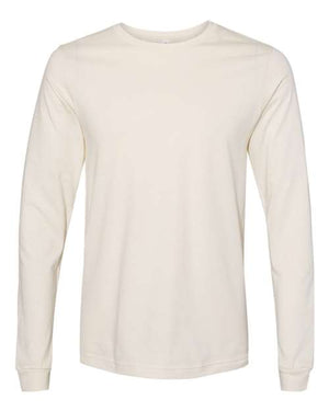 BELLA + CANVAS Unisex Jersey Long Sleeve Tee - Natural