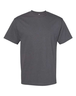 American Apparel Unisex Heavyweight Cotton Tee - Charcoal