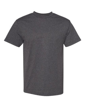 American Apparel Unisex Heavyweight Cotton Tee - Heather Charcoal