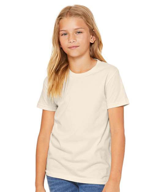 BELLA + CANVAS Youth Jersey Tee - Asphalt