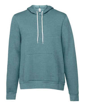 BELLA + CANVAS Unisex Sponge Fleece Hoodie Sweatshirt - Heather Deep Teal