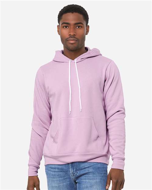 BELLA + CANVAS Unisex Sponge Fleece Hoodie Sweatshirt - Lilac