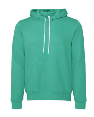 BELLA + CANVAS Unisex Sponge Fleece Hoodie Sweatshirt - Teal