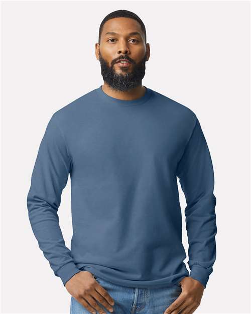 Gildan Unisex Heavy Cotton™ Long Sleeve T-Shirt - Ash