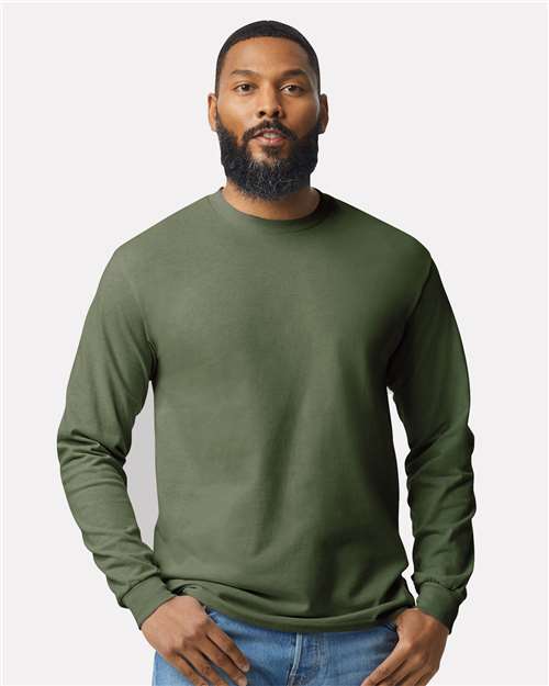 Gildan Unisex Heavy Cotton™ Long Sleeve T-Shirt - Ash