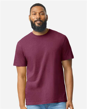 Gildan Unisex Softstyle® CVC T-Shirt - Maroon Mist