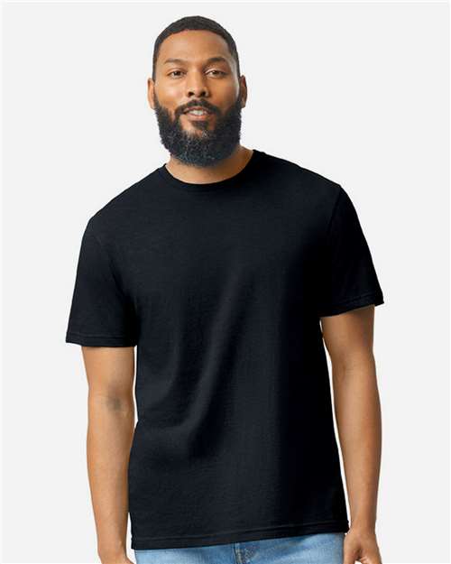 Gildan Unisex Softstyle® CVC T-Shirt - Pitch Black