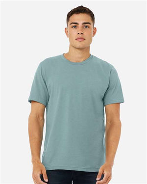 BELLA + CANVAS CVC Jersey Tee - Heather Blue Lagoon