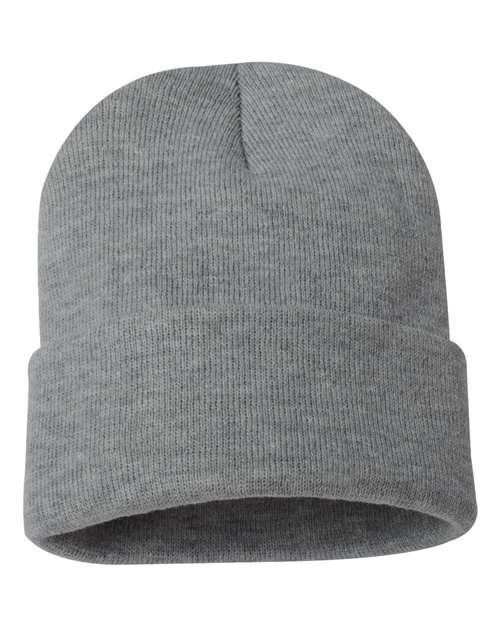 Sportsman 12" Solid Cuffed Beanie