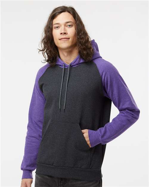 King Fashion Fleece Raglan Hooded Sweatshirt