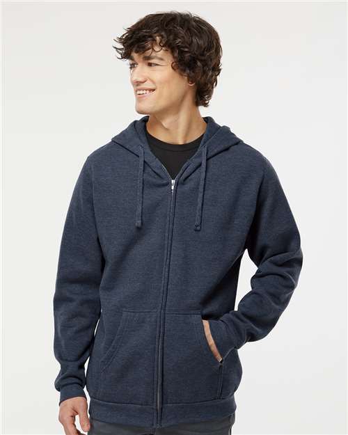 M&O Unisex Zipper Fleece Hoodie