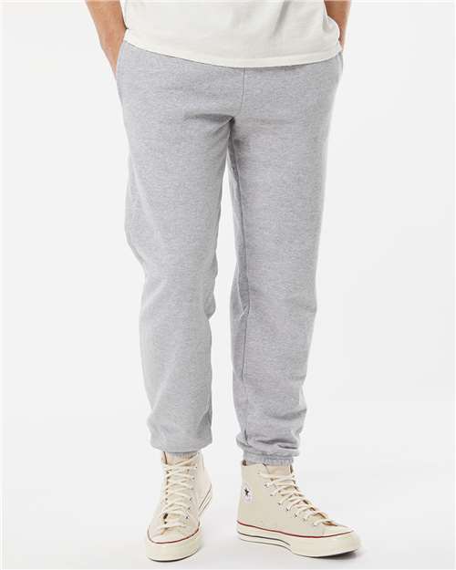 King Fashion Pocketed Sweatpants with Elastic Cuffs