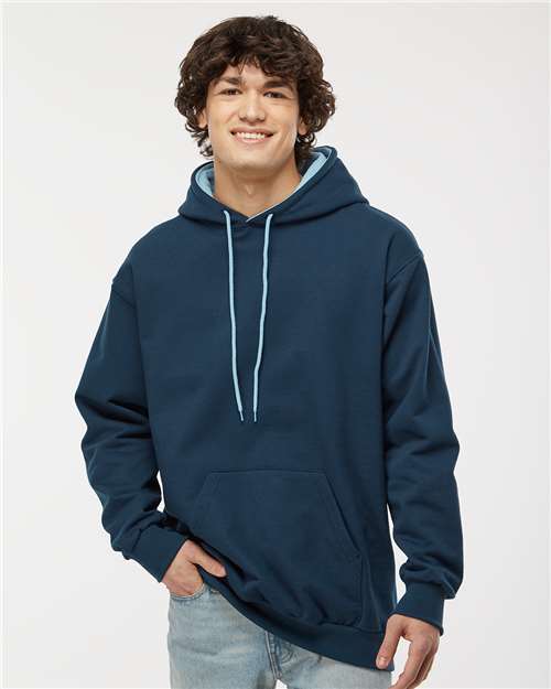 King Fashion Two-Tone Hooded Sweatshirt