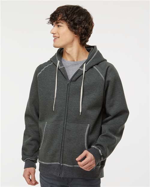 King Fashion Extra Heavy Full-Zip Hooded Sweatshirt