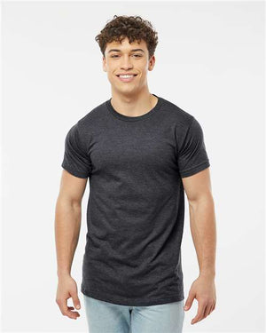 M&O Fine Jersey T-Shirt - Heather Charcoal