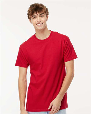 M&O Men's Gold Soft Touch T-Shirt - Deep Red