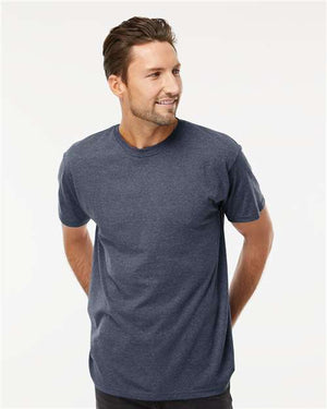 M&O Men's Gold Soft Touch T-Shirt - Heather Navy