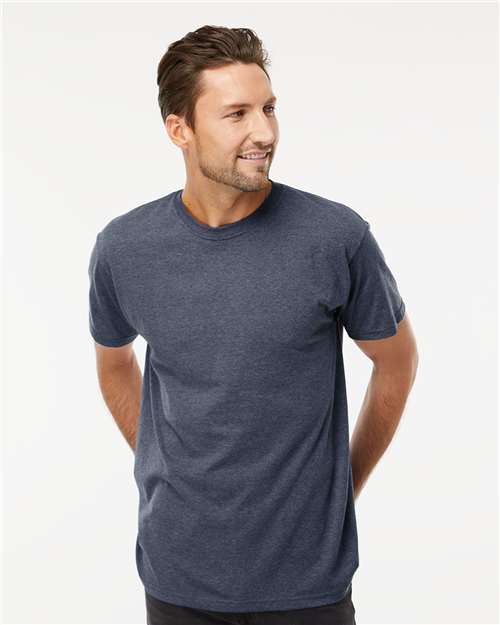 M&O Men's Gold Soft Touch T-Shirt - Heather Navy