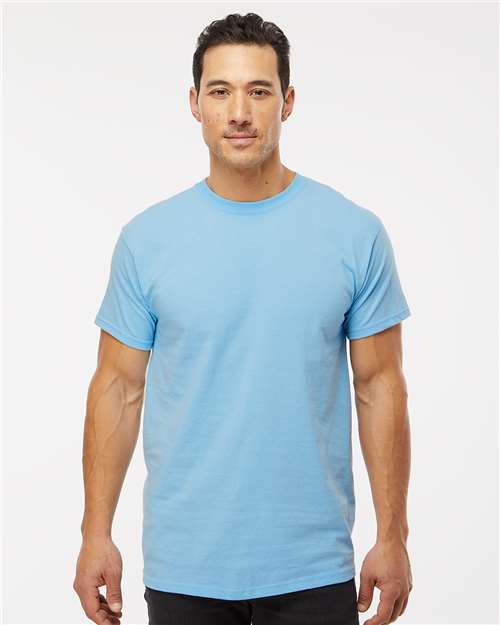 M&O Men's Gold Soft Touch T-Shirt - Light Blue