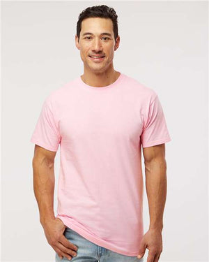 M&O Men's Gold Soft Touch T-Shirt - Light Pink