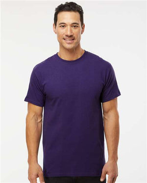M&O Men's Gold Soft Touch T-Shirt - Purple
