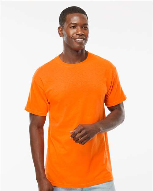 M&O Men's Gold Soft Touch T-Shirt - Safety Orange