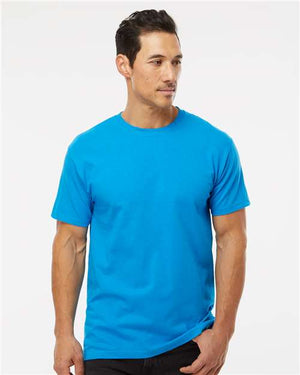 M&O Men's Gold Soft Touch T-Shirt - Sapphire