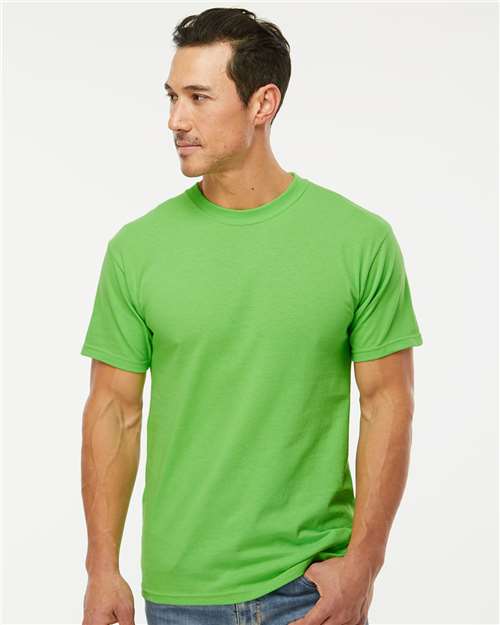 M&O Men's Gold Soft Touch T-Shirt - Vivid Lime