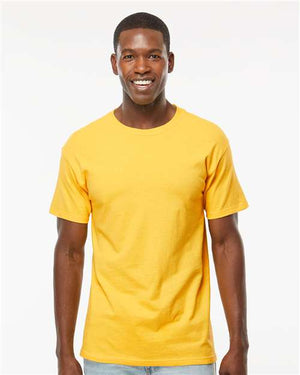 M&O Men's Gold Soft Touch T-Shirt - Yellow