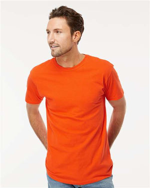 M&O Men's Gold Soft Touch T-Shirt - Orange