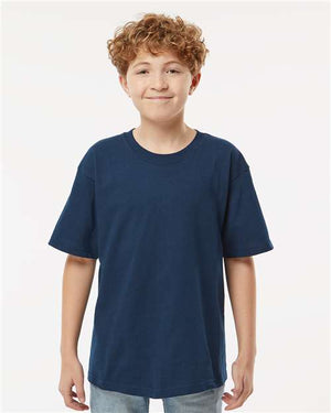 M&O Youth Gold Soft Touch T-Shirt - Deep Navy