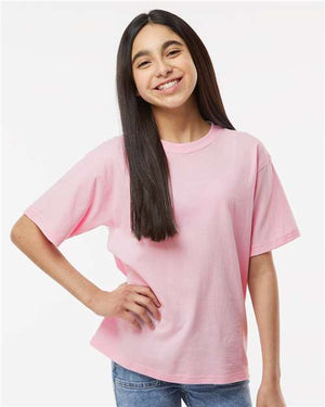M&O Youth Gold Soft Touch T-Shirt - Light Pink