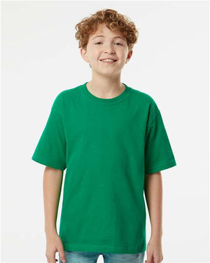 M&O Youth Gold Soft Touch T-Shirt - Fine Kelly Green