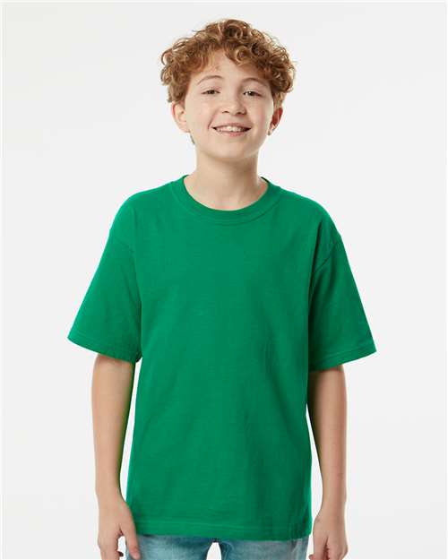 M&O Youth Gold Soft Touch T-Shirt - Fine Kelly Green