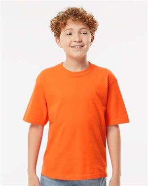 M&O Youth Gold Soft Touch T-Shirt - Orange