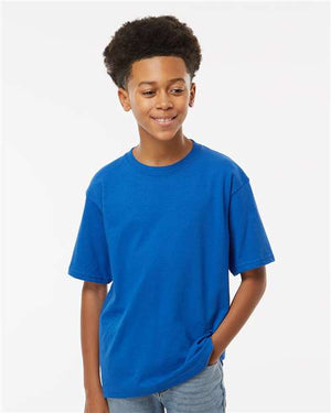 M&O Youth Gold Soft Touch T-Shirt - Royal