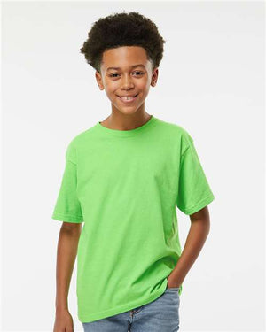 M&O Youth Gold Soft Touch T-Shirt - Vivid Lime